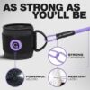 ActiveGear Ankle Resistance Bands with Cuffs - Ideal for Glutes, Legs & Core Workouts, Kickback Ankle Strap Set for Home Workout Equipment & Gym Fitness for Women and Men