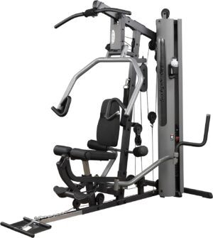 Body-Solid (G5S) Multi-Station With 210lb Selectorized Weights Stack Home Gym Machine, Arm & Leg Strength Training Equipment Functional Exercise Workout Station for Weight lifting and Bodybuilding