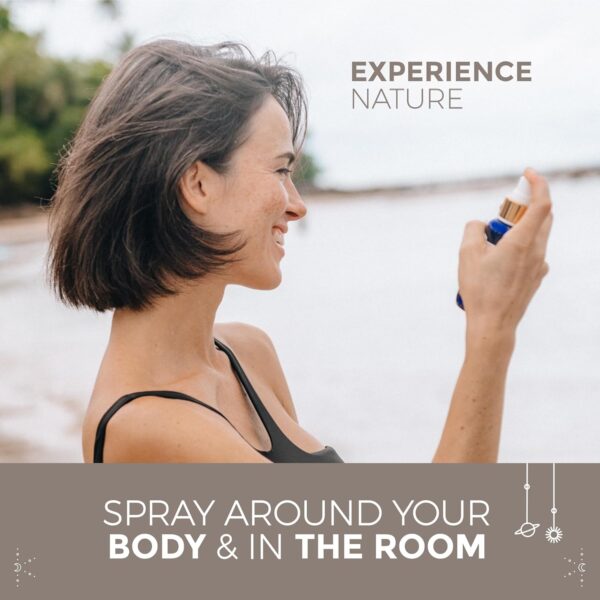 Birthing Crystal Aura Spray - Sage, Jasmine & Vanilla Essential Oil Blend - Quartz and Amethyst Gemstones - Astra Aromatherapy Mist for Stress Relief, Deep Pillow and Lavender Sleep Spray