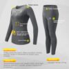 71PNXMM7h9L._AC_SL1500_.jpg Thermal Underwear for Women, Winter Warm Base Layer Compression Set, Fleece Lined Long Johns Running Skiing
