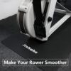 71PZJgukpzL._AC_SL1500_.jpg JISHAHS Universal Indoor Rowing Machine Mat- 8.5 x 2.3 FT Exercise Equipment Mat for Concept 2, Nordictrac, Peloton, Sunny, Hydrow etc. Extra Long Non-Slip and Waterproof, Under Rower Floors Protection