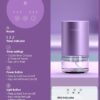 Essential Oil Diffuser Waterless Aromatherapy Diffusers for Home Large Room, Bedroom, Car, Office, Desk, Battery Operated, Small Diffuser for Pure Scent, 100mL Capacity, AN9 (Lavender)