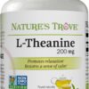L-Theanine 200mg by Nature's Trove - 120 Vegetarian Capsules