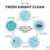 36 Count, Plaque Dental Disclosing Tablets for Kids or Adults, Shows Plaque, Helps Teach Brushing Habits for Clean Teeth, by Fresh Knight, Pack of (1)