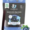 Shameless Pets Dental Treats for Dogs, The Tooth Berry - Healthy Dental Sticks with Immune Support for Teeth Cleaning & Fresh Breath - Dog Bones Dental Chews Free from Grain, Corn & Soy
