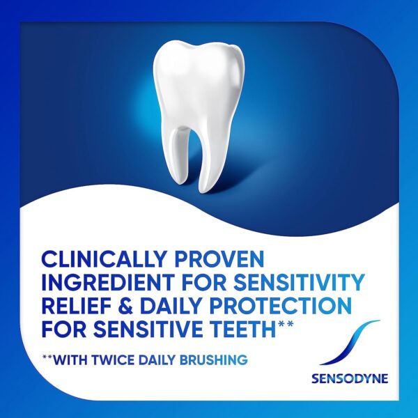 Sensodyne Repair and Protect Mint Toothpaste, Toothpaste for Sensitive Teeth and Cavity Prevention, 3.4 oz (Pack of 3)