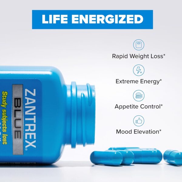 Zantrex Blue - Weight Loss Supplement Pills - Weight Loss Pills - Weightloss Pills - Dietary Supplements for Weight Loss - Lose Weight Supplement - Energy and Weight Loss Pills - 84 Count