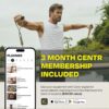 Centr Home Gym Functional Trainer - Multifunctional Cable Machine Home Gym System - Workout Weight Machine for Strength Training - Full Body Compact Exercise & Fitness Equipment Set