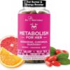 Metabolism for Her - Weight Loss Pills for Women - Appetite Suppressant, Fat Burner, Metabolism Booster - Combat Cravings & Lose Belly Fat - Berberine, Chromium Picolinate & Guarana - 60 Veg Capsules