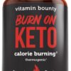 Vitamin Bounty Burn On Keto Multivitamin – Keto-Specific Nutritional Support with Magnesium, Potassium, and MCT for Energy, Cramp Relief, and Nutrient Optimization - 60 Capsules