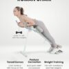 WONDER CORE Pro Max Workout Equipment Home Gym, 4-in-1 Exercise Equipment: Rowing Machine, Leg Press Machine, Ab Glider Machine, Roman Chair, Fitness Equipment for Abdominal & Core Strength Training