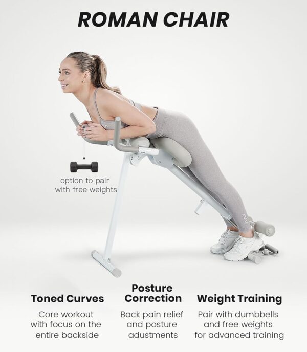 WONDER CORE Pro Max Workout Equipment Home Gym, 4-in-1 Exercise Equipment: Rowing Machine, Leg Press Machine, Ab Glider Machine, Roman Chair, Fitness Equipment for Abdominal & Core Strength Training