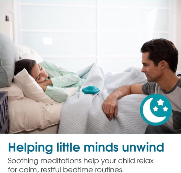 Zenimal Kids Meditation Audio Player - Patented Screen-Free Mindfulness Device with 9 Audio Meditations and 60 Minutes of Soothing Sounds and Music, Teal