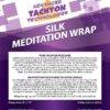 Tachyonized Meditation Wrap - Yoga Scarf/Shawl - 100% Silk - Healing and Harmonizing Energy Product