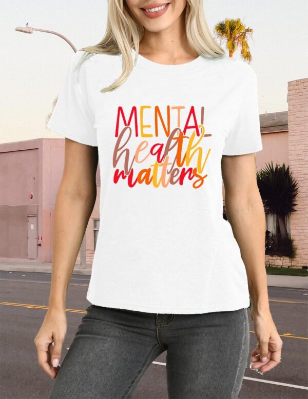 Mental Health Awareness Shirt Women Be Kind Tshirt Kindness Inspirational Tee Tops