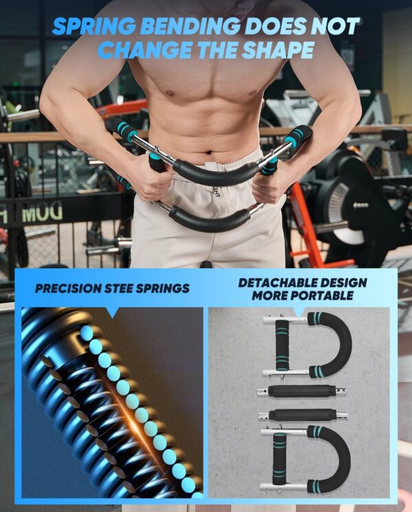 Saker Twister Arm Trainer,Home Workout Equipment,Upper Body Strength Training Machine,Detachable Design,Fitness Anywhere