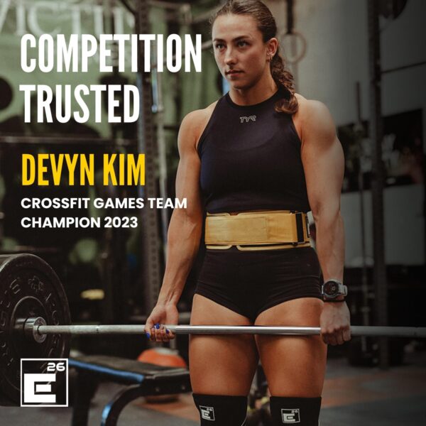 Self-Locking Weight Lifting Belt - Premium Weightlifting Belt for Serious Functional Fitness, Weight Lifting, and Olympic Lifting Athletes - Lifting Support for Men and Women - Deadlift Training Belt