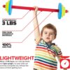 Modern Innovations Kids Barbell Weight Set, Toy Workout Equipment, Kid Weights for Exercise, Toddler Fun & Fitness (Colorful)…