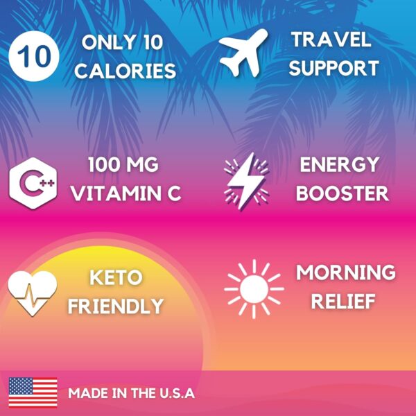 NatureWorks HydroMATE Electrolytes Powder Packets Pineapple Hydration Accelerator Low Sugar Party Favors for Recovery Tropical Pina Colada 30 Count