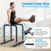RELIFE REBUILD YOUR LIFE Dip Station Functional Heavy Duty Dip Stands Fitness Workout Dip bar Station Stabilizer Parallette Push Up Stand