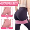 Fabric Resistance Bands for Working Out, 3Pack or 6Pack Non-Slip Exercise Bands for Women and Men, Fabric Booty Bands for Home, Exercise Fitness, Pilates, Stretching
