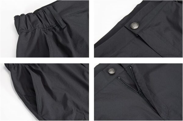 Quick Dry Hiking Shorts Men's Cargo Casual Outdoor 4-Way Stretchy Lightweight Summer Short with Multi Pockets 30-46 (No Belt)