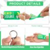 Yinkin End the Stigma Mental Health Awareness Key Chains Inspirational Gifts Green Ribbon Jewelry for Men Women Support