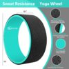 Yoga Wheel Set (11-in-1),Yoga Wheel Back Wheel for Back Pain, Yoga Blocks 2 Pack with Strap, Resistance Bands,Yoga Wheel Bag, Jump Rope, Perfect Yoga Accessory for Stretching and Improving Backbends