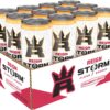 REIGN Storm, Strawberry Apricot, Fitness & Wellness Energy Drink, 12 Fl Oz (Pack of 12)