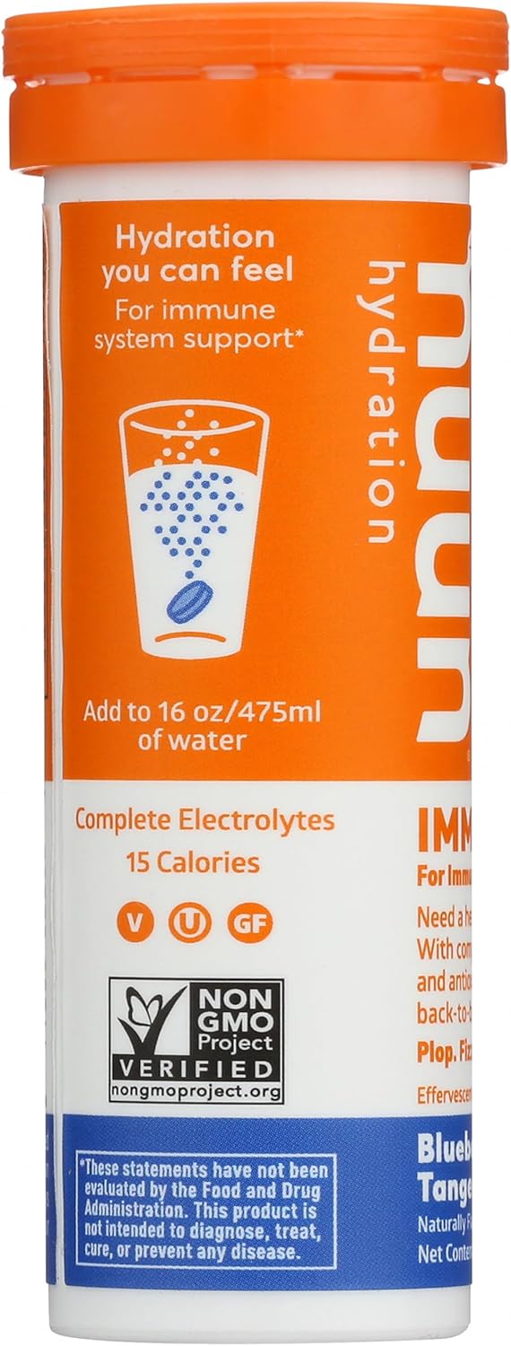 NUUN Nuun Immunity Blueberry Tangerine 10ct Tube, 10 CT
