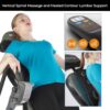 INNOVA HEALTH AND FITNESS ITM5900 Advanced Heat and Massage Inversion Table, Gray/Black