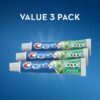 Crest + Scope Whitening Toothpaste - Pack of 3, 5.4 Oz Tubes - Anticavity Fluoride Toothpaste, Fresh Breath, Kills Germs - Tartar Protection, Enamel Protection - Minty Fresh Flavor