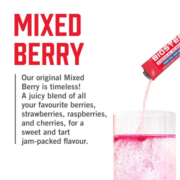 BioSteel Electrolytes Powder Variety Pack - 30 Hydration Packets with Essential Element Electrolytes, 3 Flavors: Rainbow Twist, Blue Raspberry, Mixed Berry Electrolytes Powder Packets