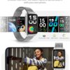 Smart Watch Health Fitness Tracker with 24/7 Heart Rate, Blood Oxygen Sleep Monitor, 110+ Sports Modes, Step Calorie Counter Pedometer (Silver, 1.55)