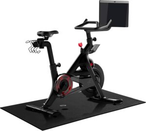 Peloton Bike Mat | 6mm Thickness, 36" x 72" Exercise Bike Mat/Treadmill Mat for Hardwood Floors or Carpet, Non-Slip Sweat-Proof Exercise Equipment Mat for Bike Trainer/Stationary Spin Bike