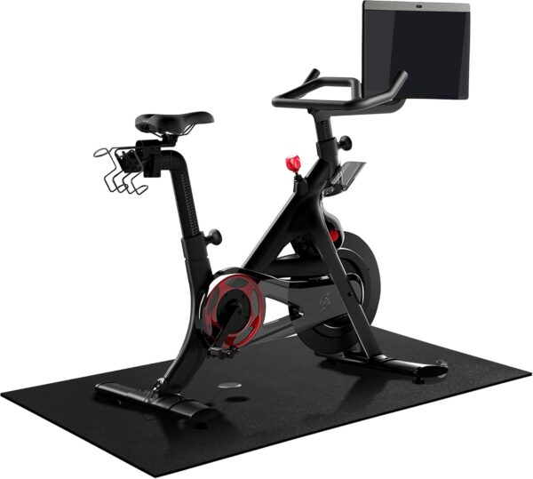 Peloton Bike Mat | 6mm Thickness, 36" x 72" Exercise Bike Mat/Treadmill Mat for Hardwood Floors or Carpet, Non-Slip Sweat-Proof Exercise Equipment Mat for Bike Trainer/Stationary Spin Bike