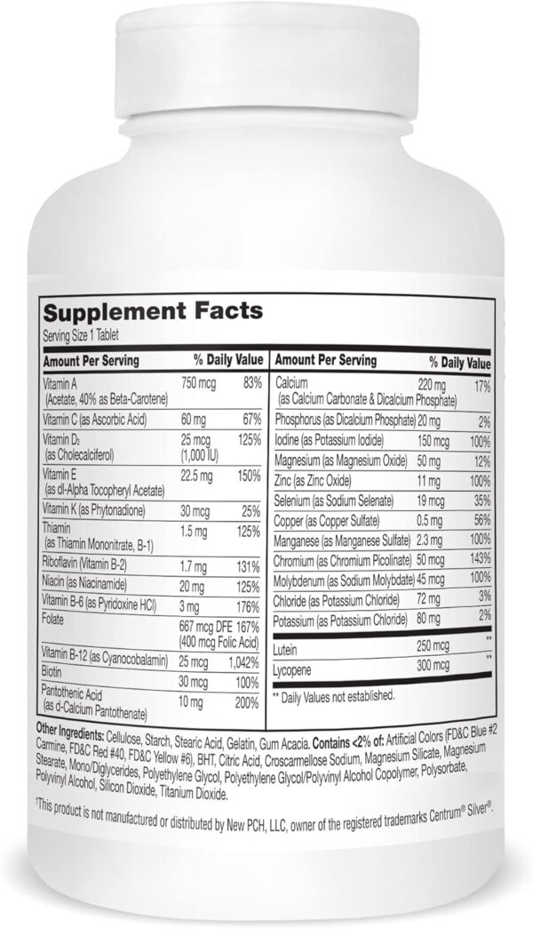 21st Century Sentry Senior Tablets, 265 Count