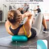 Trideer Pilates Ball 9 Inch Core Ball, Small Exercise Ball with Exercise Guide Barre Ball Mini Yoga Ball for Pilates, Yoga, Core Training, Physical Therapy, Balance, Stability, Stretching