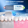 Ultrasonic Retainer Cleaner, 45kHz Retainer Cleaner Machine with 4 Modes Digital Timer, 200ML Denture Cleaner with Mouth Guards, Braces, Toothbrush Heads, Jewelry