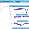 71Rrjfc64BL._AC_SL1500_.jpg GiftExpress Adjustable Size Colorful Jump Rope for Kids and Teens - Outdoor Indoor Fun Games Skipping Rope Exercise Fitness Activity and Party Favor - Assorted Colors Pack of (6)
