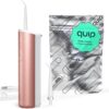 quip Water Flosser with Replacement Tip - Cordless Water Flosser with Adjustable Pressure - Teeth Cleaner Pick with 360 Degree Rotating Replaceable Tip, Rechargeable Water Dental Pick - Copper
