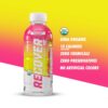 Organic Sports Hydration Drink, No Sugar Added, 15 Calorie Sports Beverage, Organic Flavors With Vitamins, Potassium-Packed Electrolytes, New Flavor Sample Pack (16.9 Fl Oz (Pack of 12) 6 Strawberry Banana and 6 Rocket Pop)