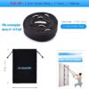Brebebe Door Anchor Strap for Resistance Bands Exercises, Multi Point Anchor Gym Attachment for Home Fitness, Portable Door Band Resistance Workout Equipment, Easy to Install, Punch-Free, Nail-Free