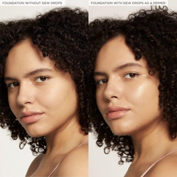 Glow Recipe Watermelon Niacinamide Dew Drops, Travel Size - Brightening, Plumping Hydrating Face Serum, Makeup Primer + Liquid Highlighter with Hyaluronic Acid - Dewy & Glowing Korean Skin Care (15ml)