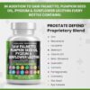 Clean Nutraceuticals Saw Palmetto Pumpkin Seed Oil Pygeum Sunflower Lecithin Stinging Nettle Cranberry - Prostate Supplements for Men with Lycopene - 90 Caps