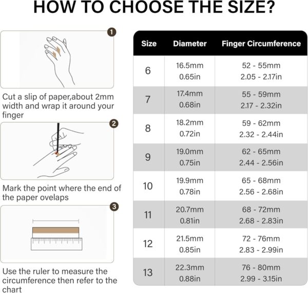 Smart Ring - Health & Sleep Tracker, Continuous SpO2 & Heart Rate Monitor, Stress Management, NFC Wireless Charging, 6-Day Battery, Water-Resistant(IP68), iOS & Android Compatible (Silver, 9)