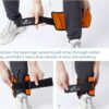 Sportneer Adjustable Ankle Weights 1 Pair 2 4 6 8 10 Lbs Leg Weight Straps for Women Men, Weighted Ankle Weights Set for Gym,Fitness, Workout,Walking, Jogging,1-5 lbs Each Ankle, 1 Pair 2-10 lbs