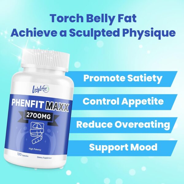 PhenFit-Maxx Weight Loss Supplement - Appetite Suppressant and Diet Pills - Metabolism Booster with CLA, L-Carnitine, Weight Loss Supplements for Women and Men