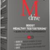 Mdrive Boost and Burn Testosterone Booster and Fat Burner for Men, Energy, Strength, Stress Relief, KSM-66 Ashwagandha, Advantra Z, Chromax, 60 Capsules
