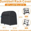 Dumbbell Rack Dust Cover, Dumbbell Weight Rack Cover, A-Frame Dumbbell Rack Cover, Designed Specifically for Home Gym Dumbbell Set Brackets - Waterproof and Dustproof Cover (Cover Only)